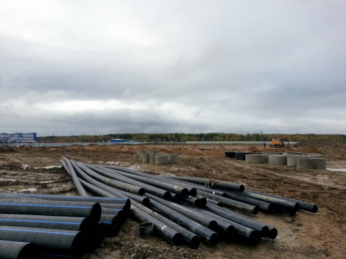 Постака Сварка Монтаж ПНД Труб 315,225 ,Красный бор